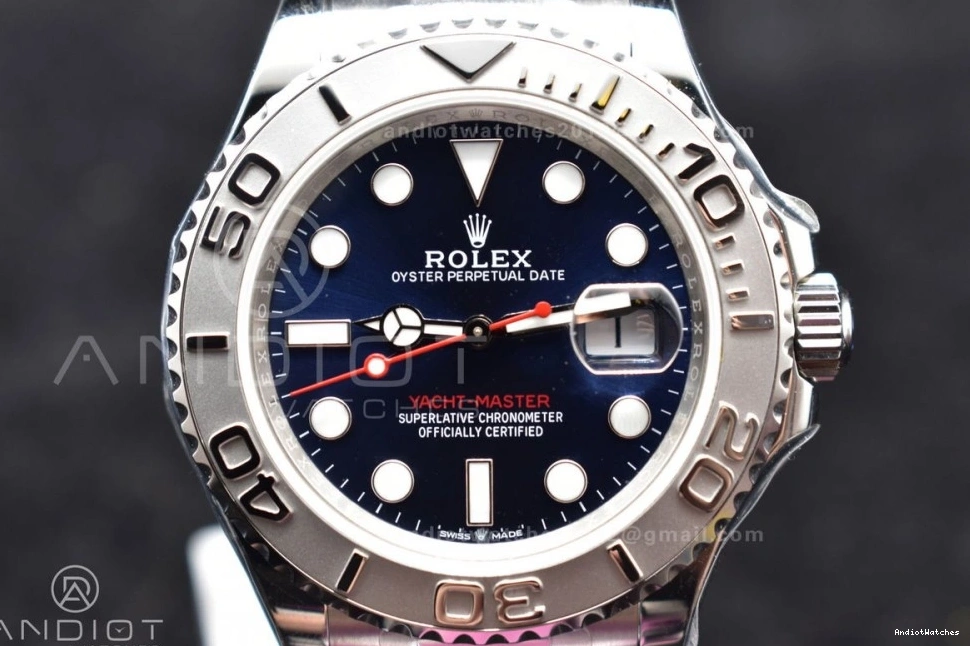 1205 126622 SS 1:1 SmartChoice Best Edition on GSF A Yacht-Master Bracelet Dial Blue 0505